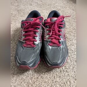 Brooks Glycerin 14 Women's Running Shoes Sneakers Pink Gray 1202171 Sz 7. M (B)